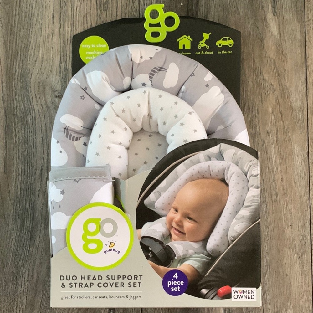 NEW Go Duo Head Support and Strap Cover NWT